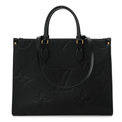 Louis Vuitton Empreinte Monogram Giant OnTheGo MM Black 1 of 10