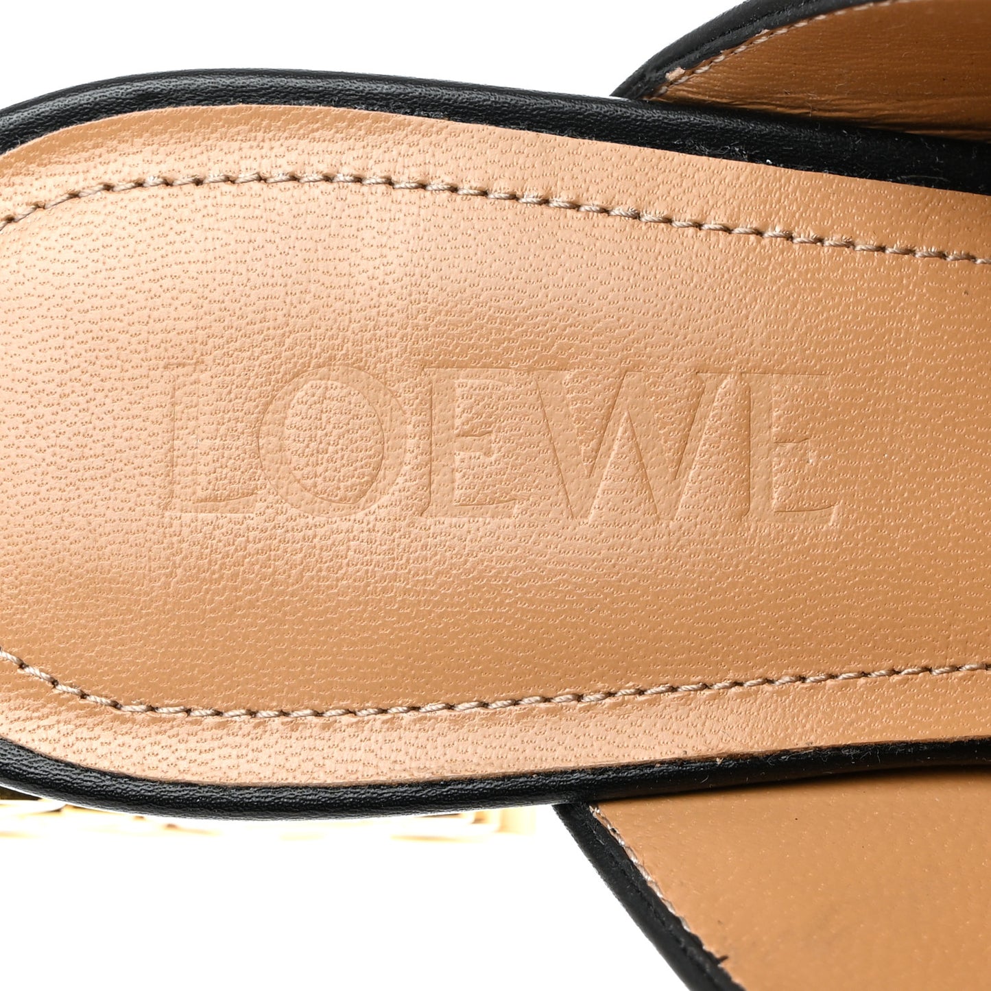 Calfskin Anagram Mules 37 Black