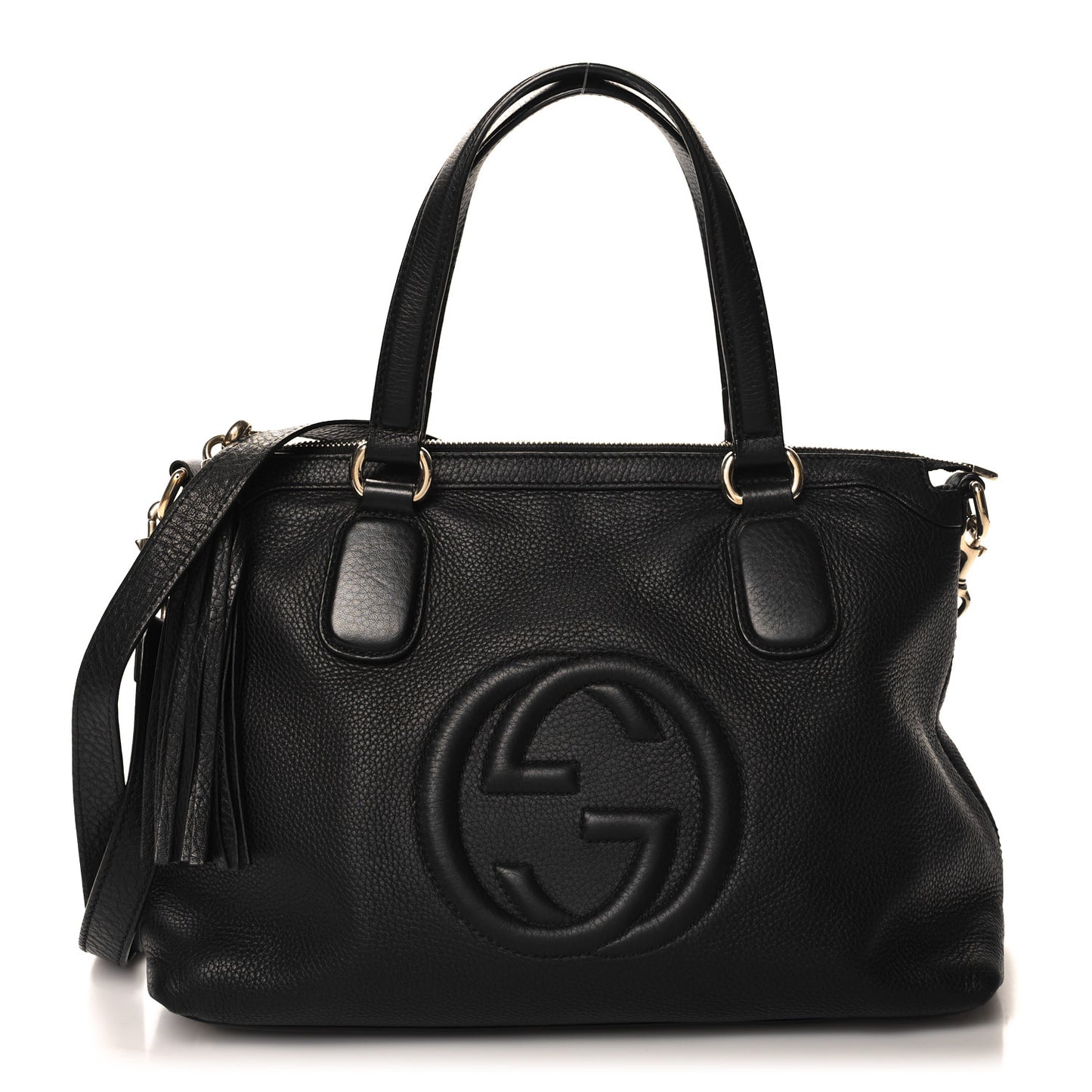 Cellarius Calfskin Small Soho Top Handle Satchel Black