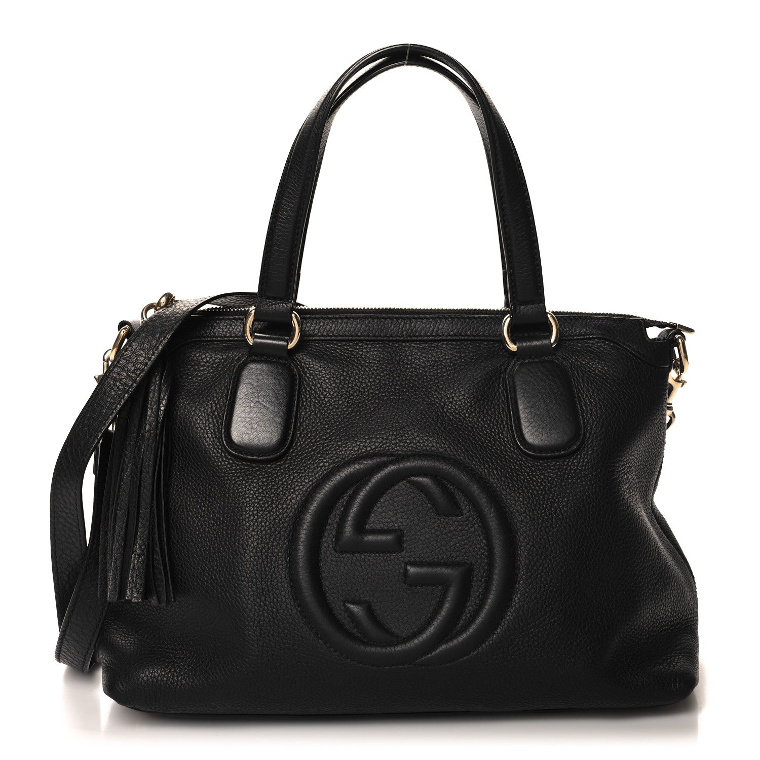 Gucci Cellarius Calfskin Small Soho Top Handle Satchel Black 1 of 10