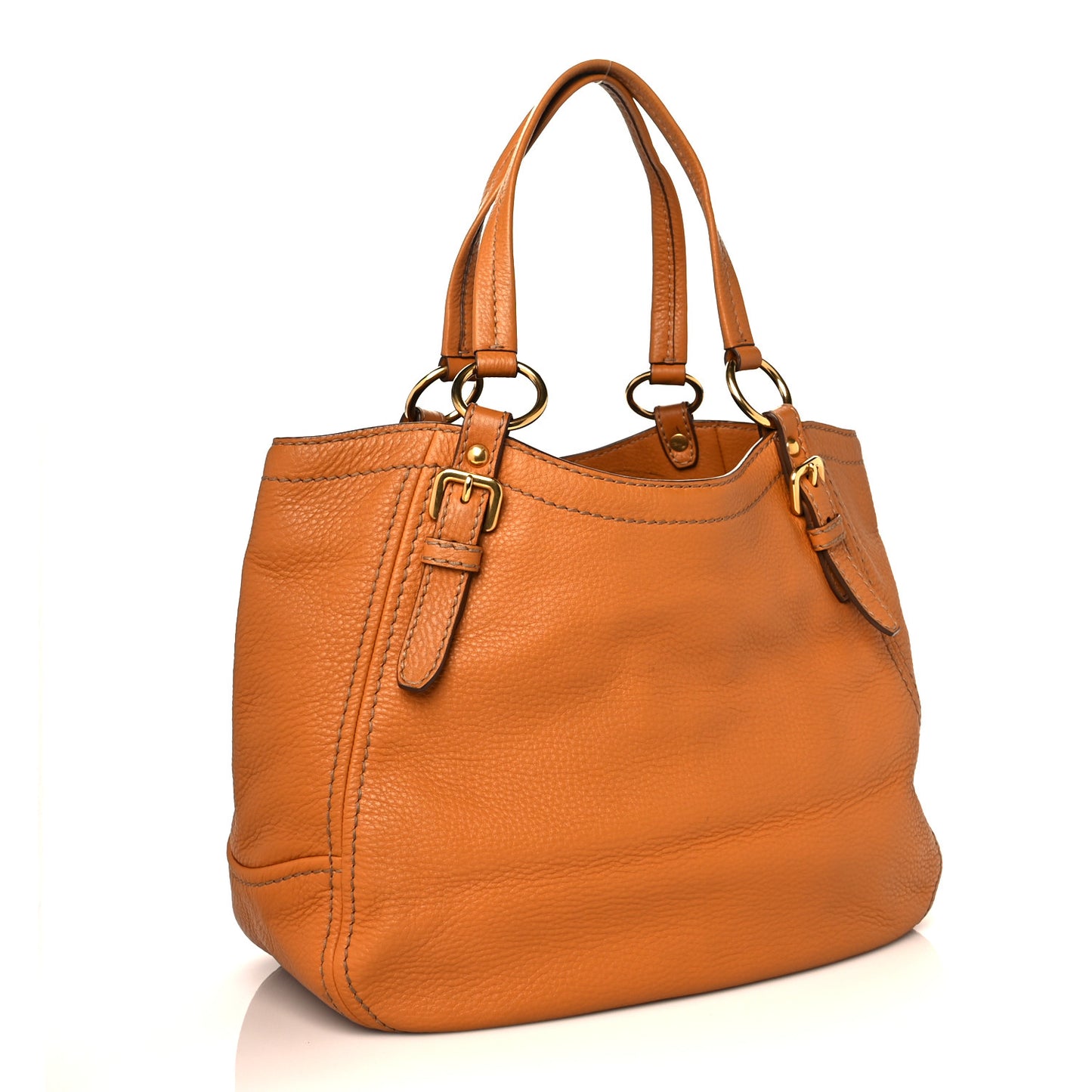 Vitello Daino Tote Ambra