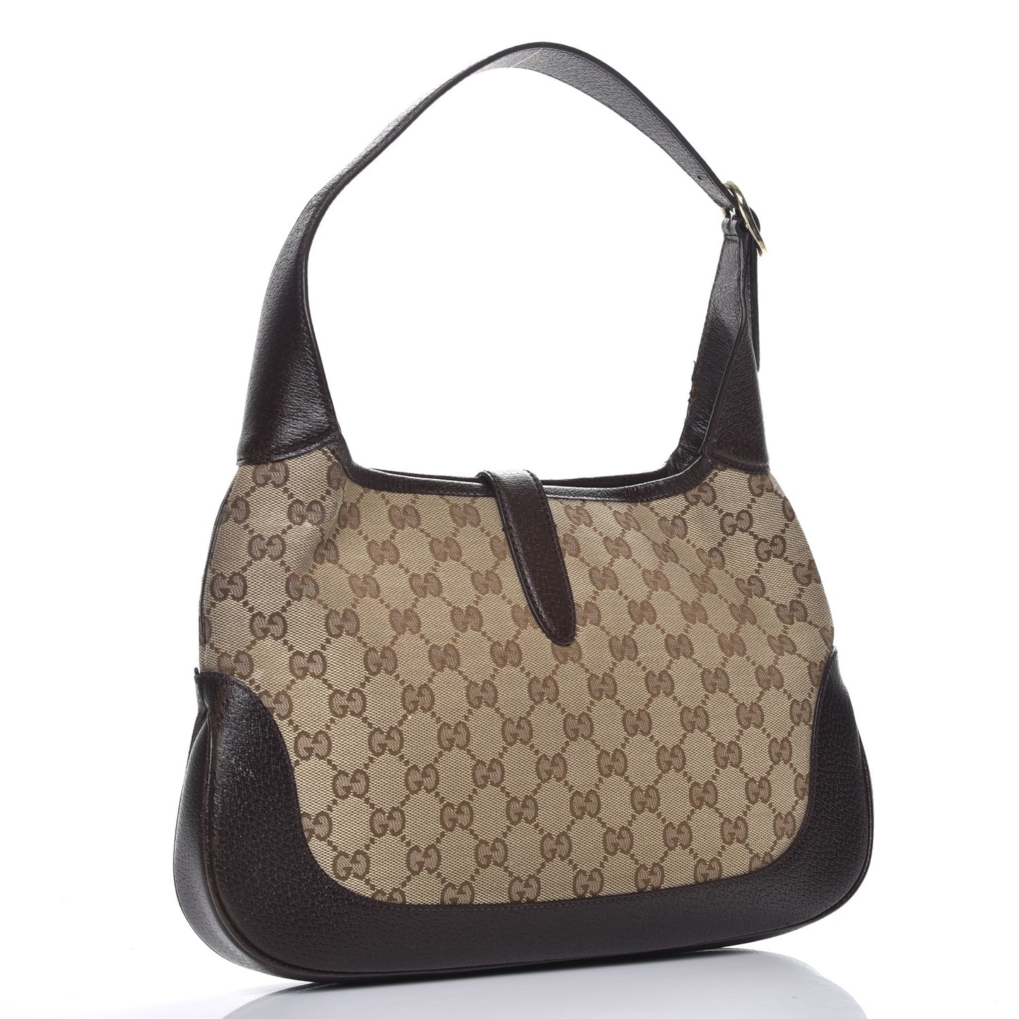 Monogram Web Jackie O Hobo Dark Brown