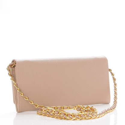 Prada Saffiano Metal Oro Chain Wallet Cammeo 3 of 8