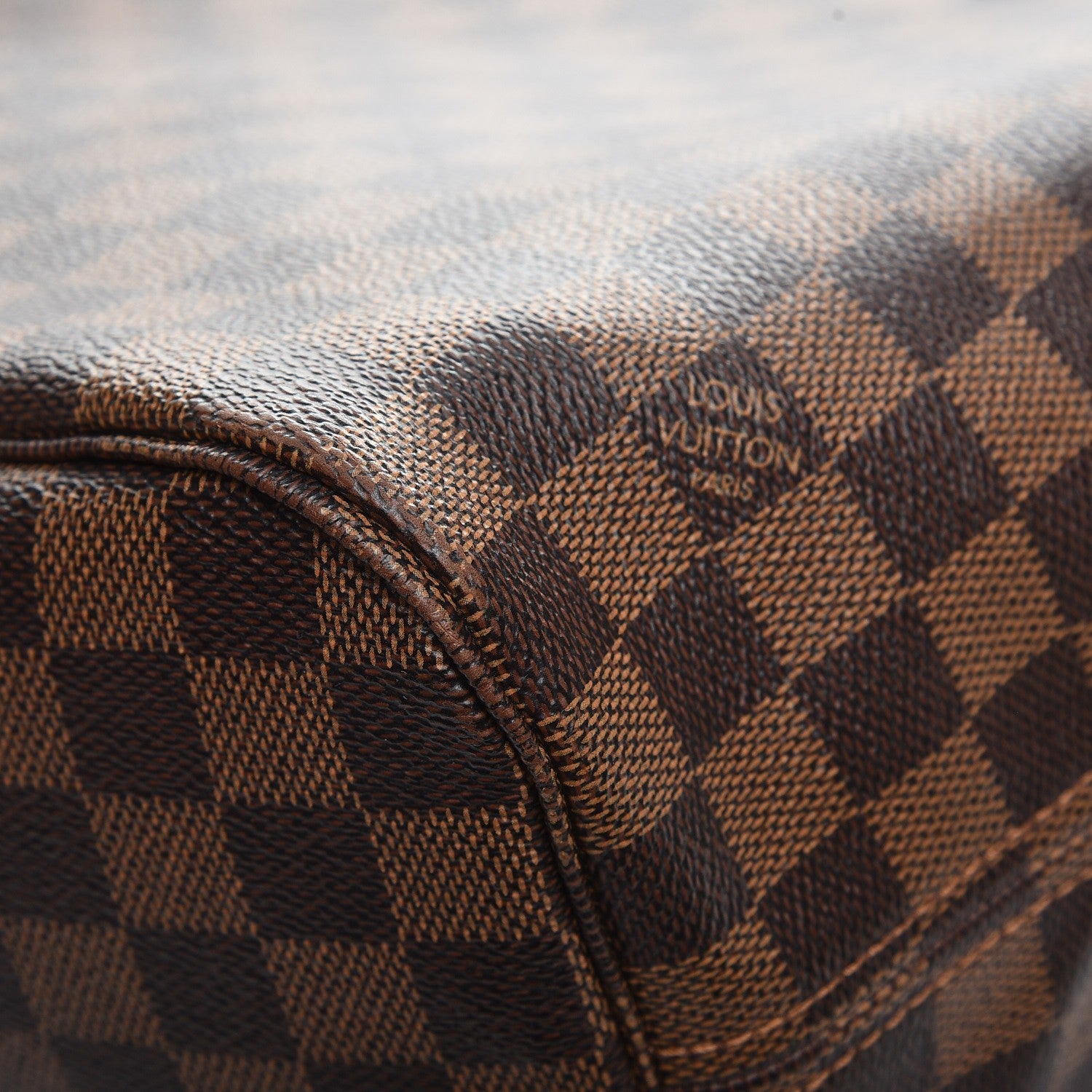Louis Vuitton Damier Ebene Neo Neverfull MM Rose Ballerine 12 of 12
