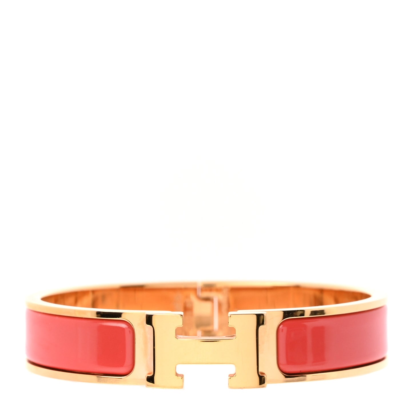 Enamel Narrow Clic Clac H Bracelet PM Rose Jaipur