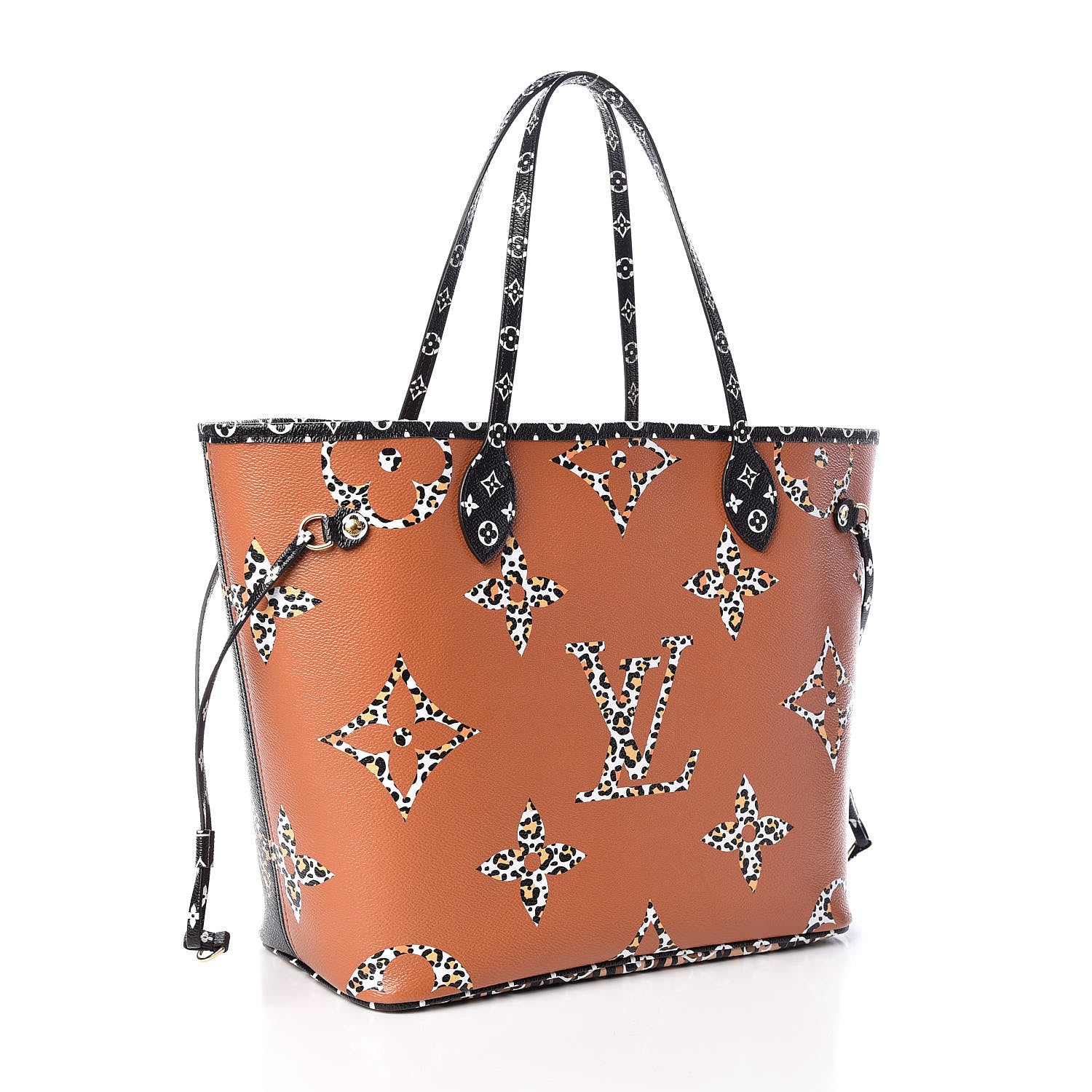 Louis Vuitton Monogram Giant Jungle Neverfull MM Black 4 of 10