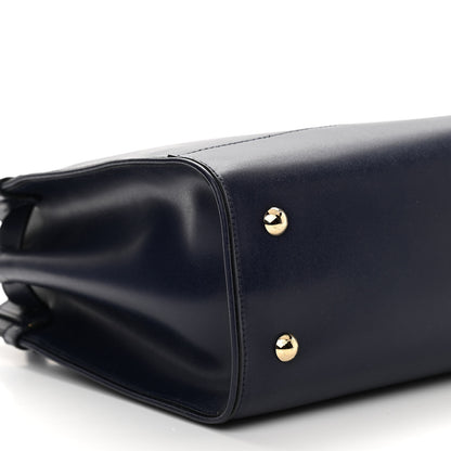 Salvatore Ferragamo Calfskin Briana Tote Navy 5 of 9