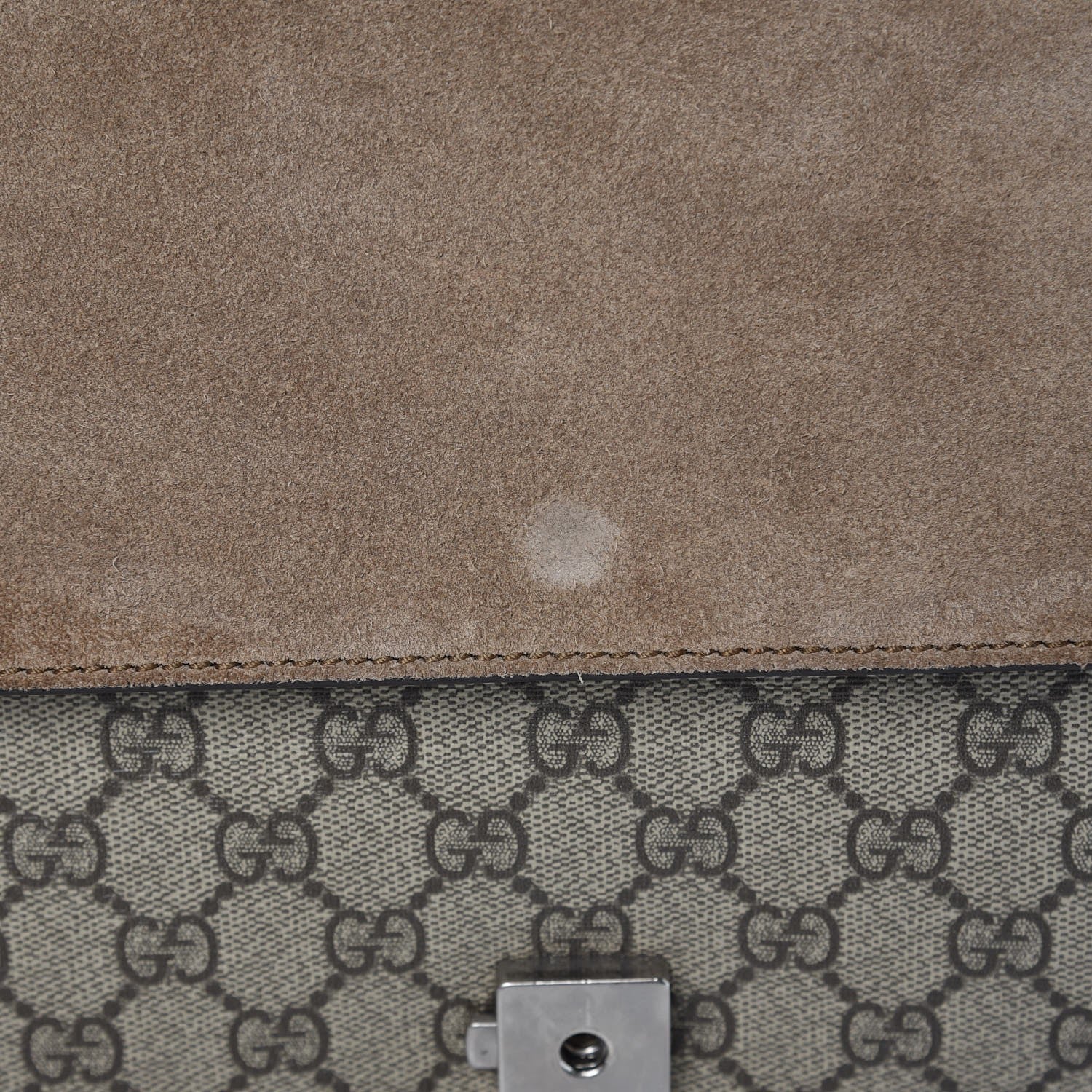 Gucci GG Supreme Monogram Medium Dionysus Shoulder Bag Taupe 10 of 15