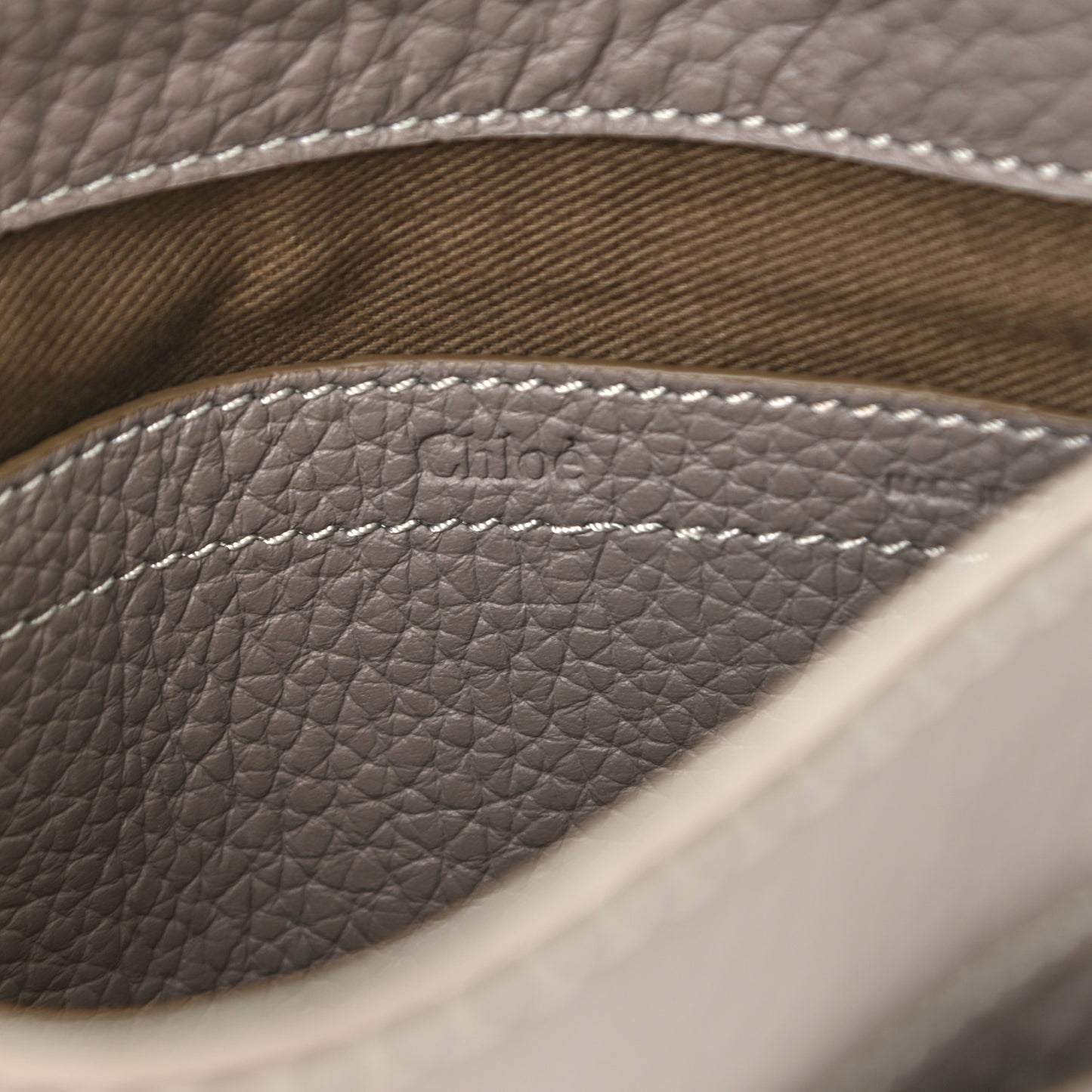 Calfskin Mini Marcie Round Crossbody Bag Cashmere Grey