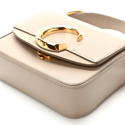 Chloe Shiny Calfskin Suede Mini C Double Carry Motty Grey 8 of 8