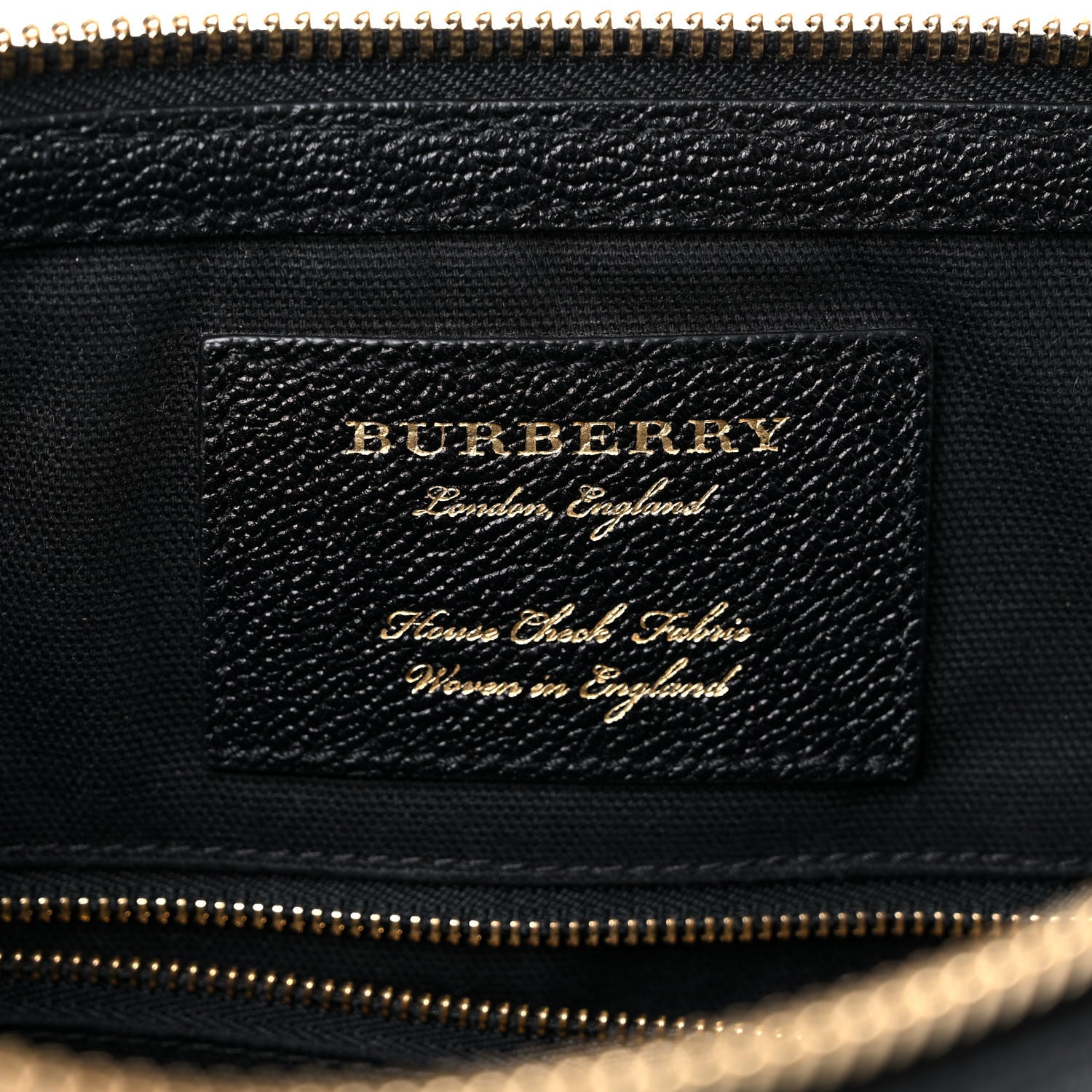Burberry Soft Grain Calfskin House Check Small Helmsley Crossbody Black 6 of 17