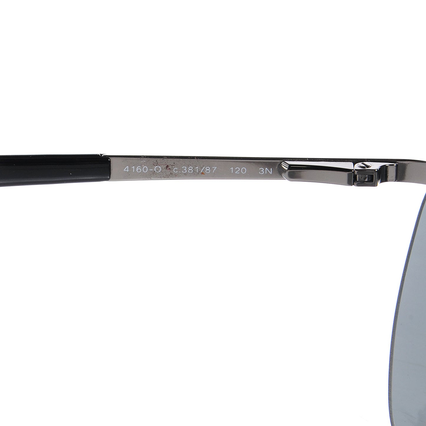 Rimless Shield Chain Sunglasses 4160-Q Black