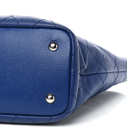 Chanel Grained Calfskin Shopping Fever Tote Blue 8 of 10