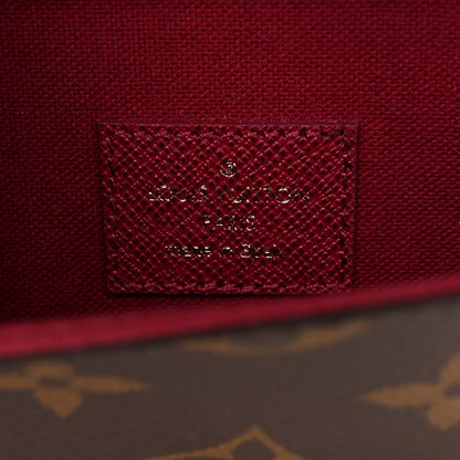 Louis Vuitton Monogram Pochette Felicie Chain Wallet Fuchsia 6 of 10