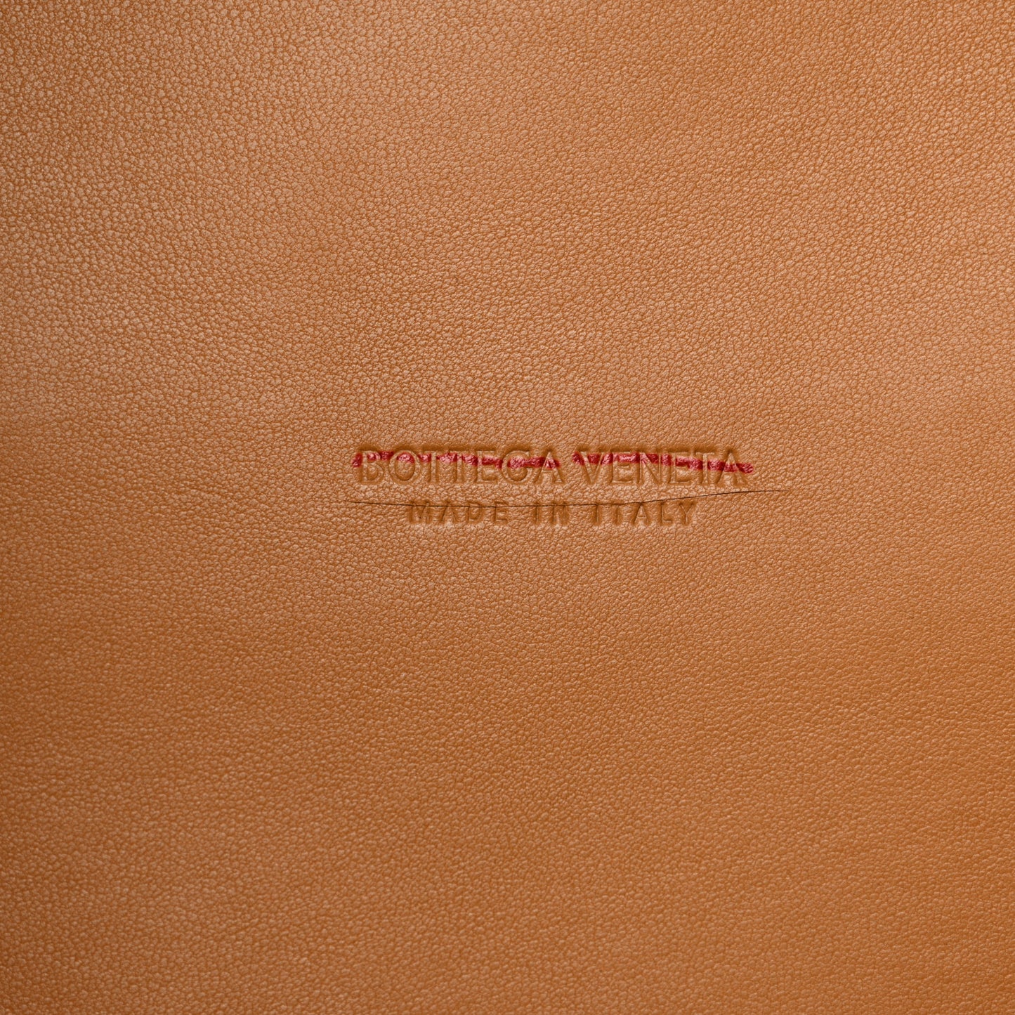 Lambskin Intreccio Medium Cabat Caramel