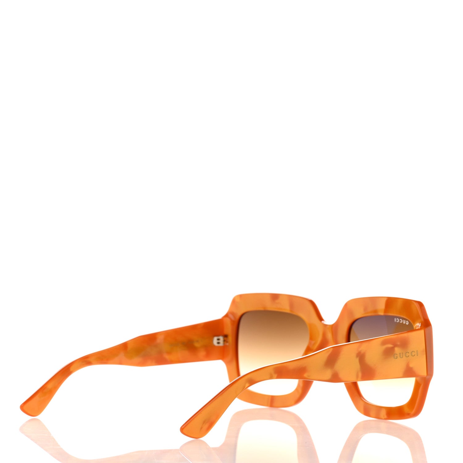 Gucci Acetate Square Sunglasses GG1111S Yellow 4 of 8