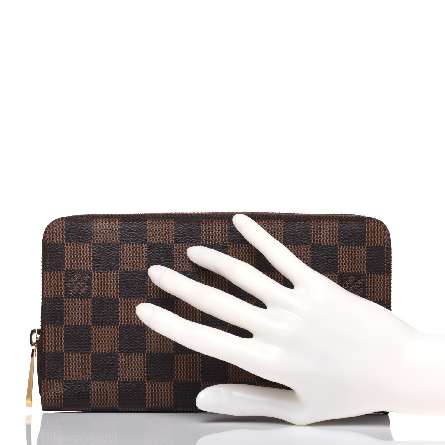 Louis Vuitton Damier Ebene Zippy Organizer Wallet 2 of 12
