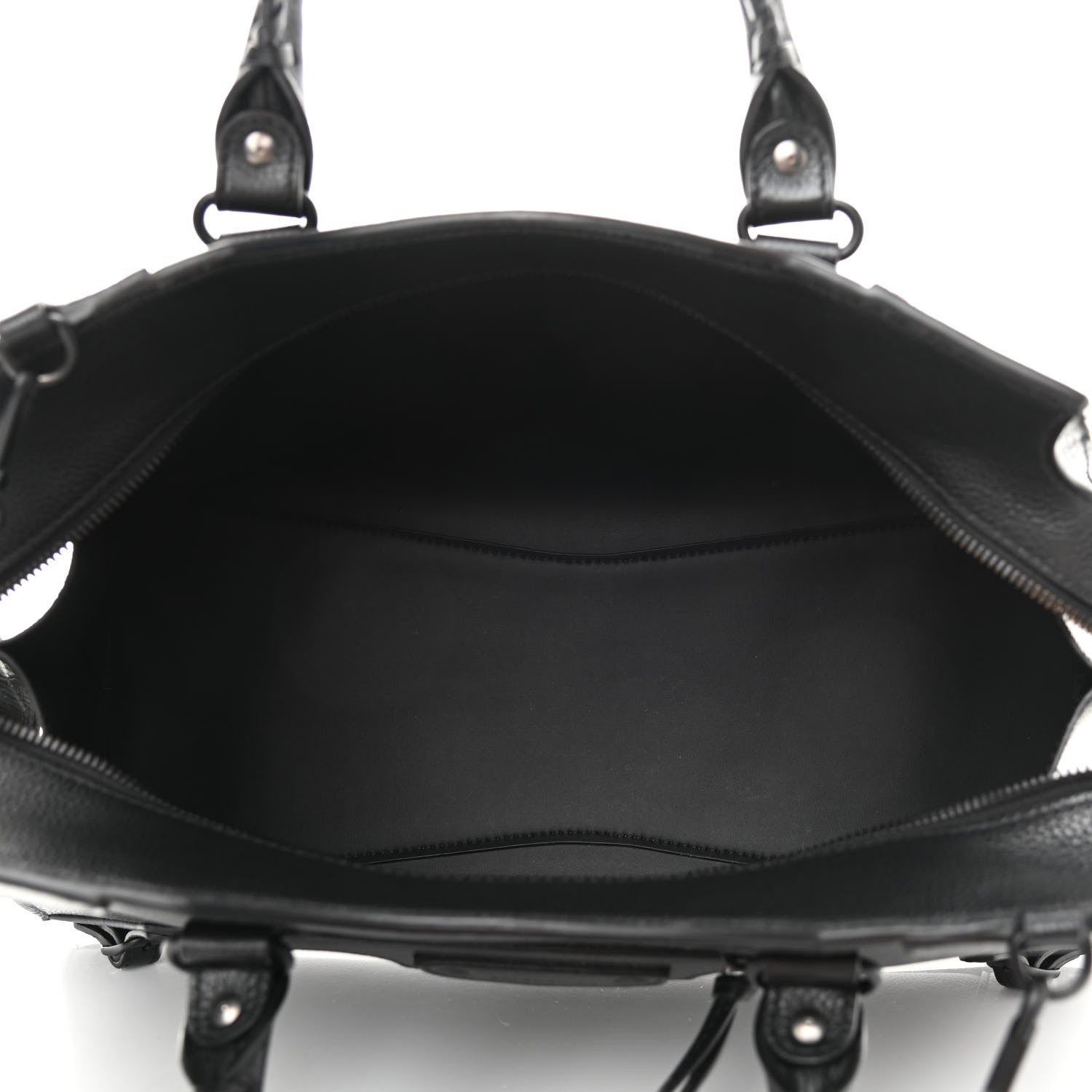 Balenciaga Grained Calfskin Black Hardware Neo Classic City Black 5 of 10