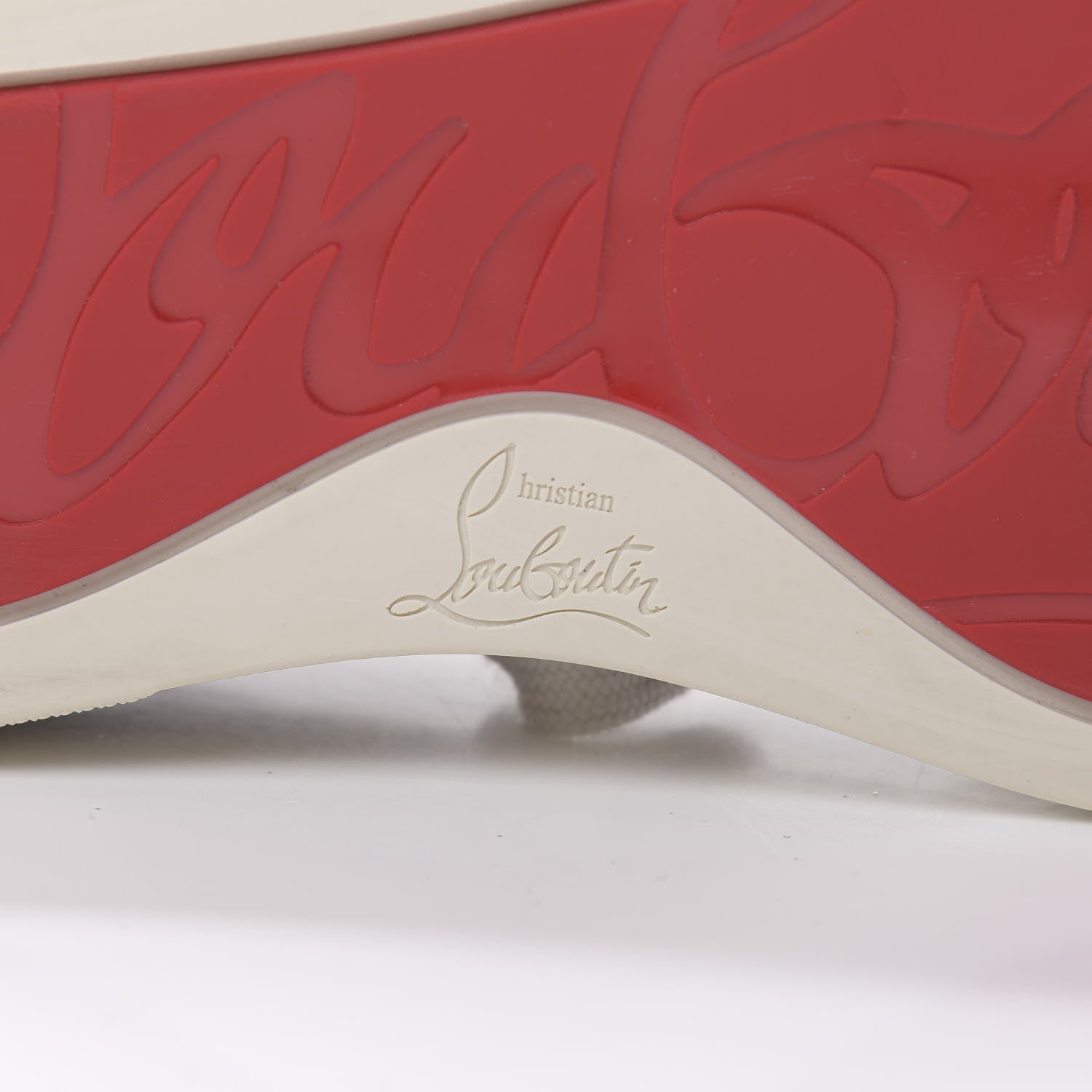 Christian Louboutin Glitter Ever Gondoliere Orlato Flat Sneaker 38 Roccia 8 of 10