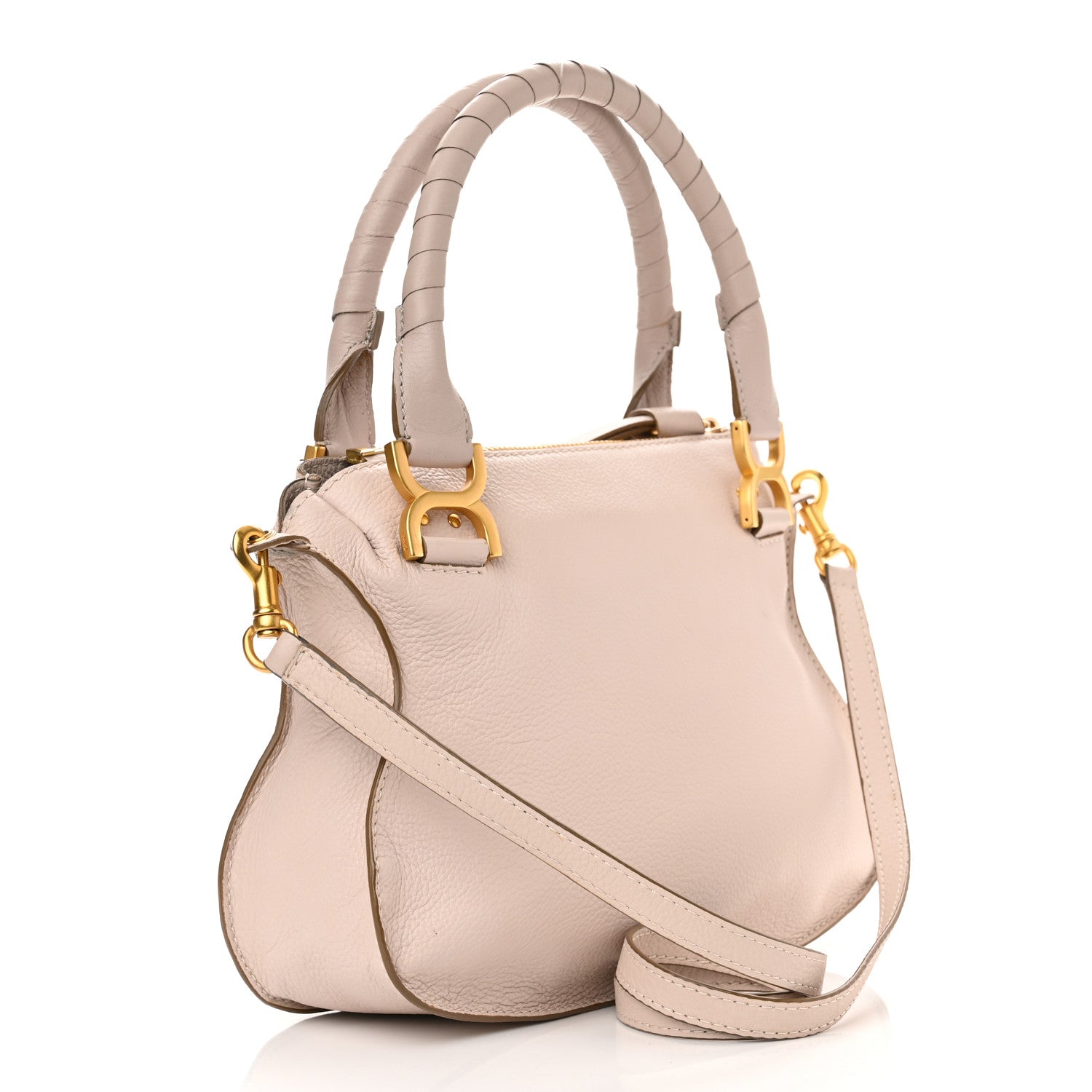 Chloe Calfskin Small Marcie Satchel Pale Pink 3 of 13