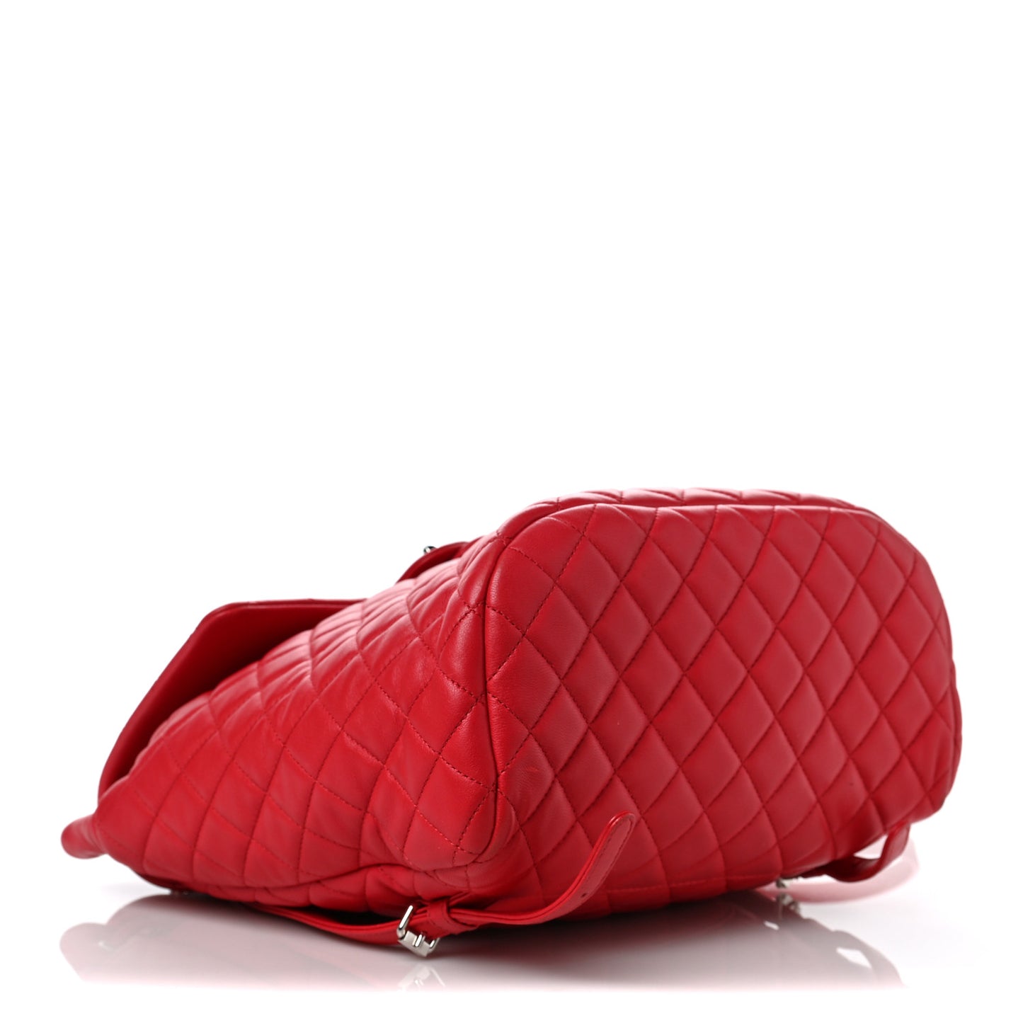 Lambskin Quilted Large Urban Spirit Backpack Red