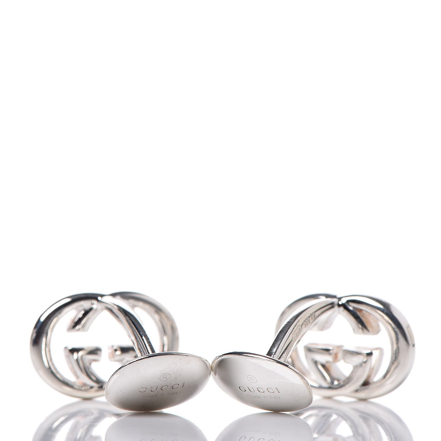 Sterling Silver Interlocking G Cufflinks