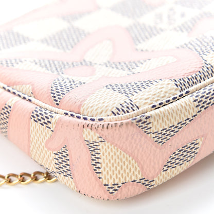 Louis Vuitton Damier Azur Tahitienne Mini Pochette Accessories 10 of 11