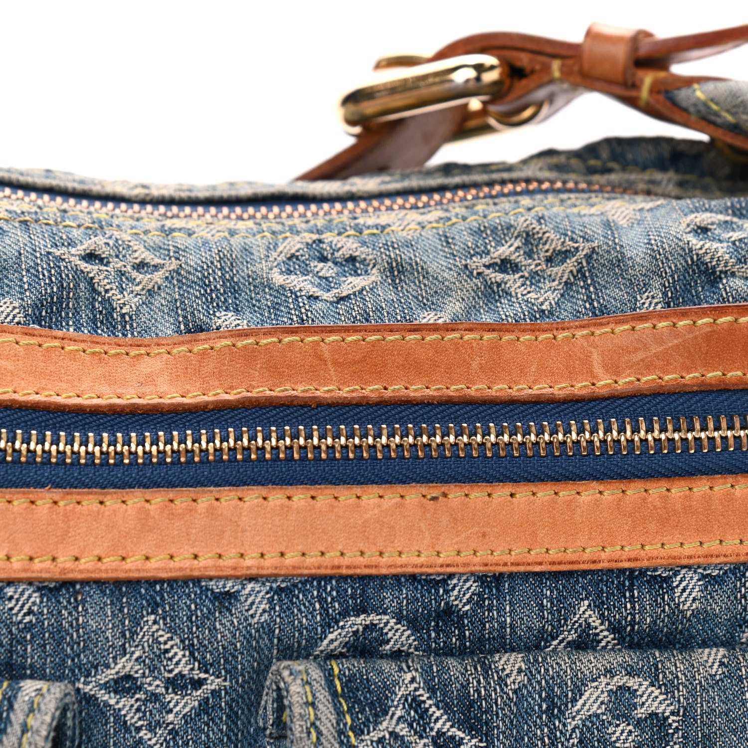 Louis Vuitton Monogram Denim Baggy PM Blue 13 of 13
