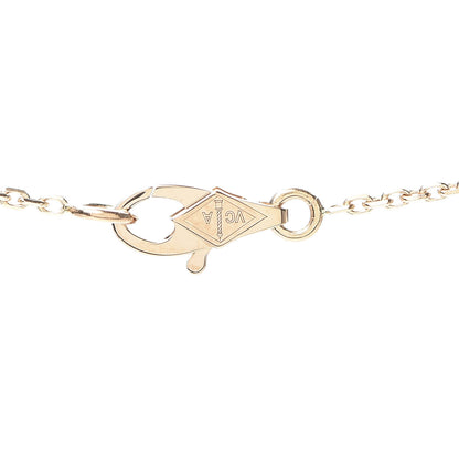 Van Cleef & Arpels 18K Rose Gold Carnelian Sweet Alhambra Heart Pendant Necklace 4 of 8