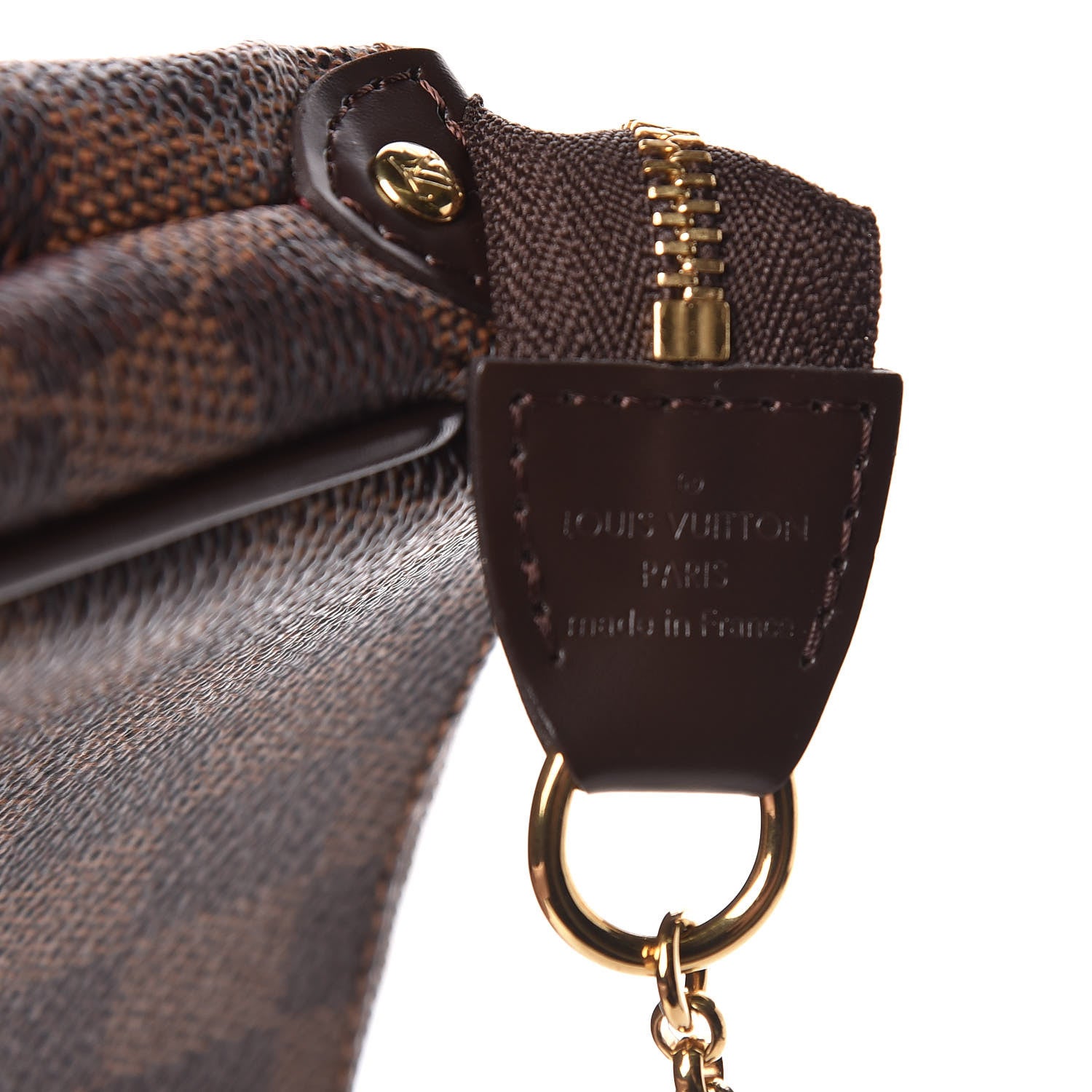 Louis Vuitton Damier Ebene Eva Clutch 8 of 10