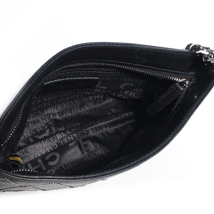 Chanel Calfskin Chain Stitch Clutch Black 4 of 7