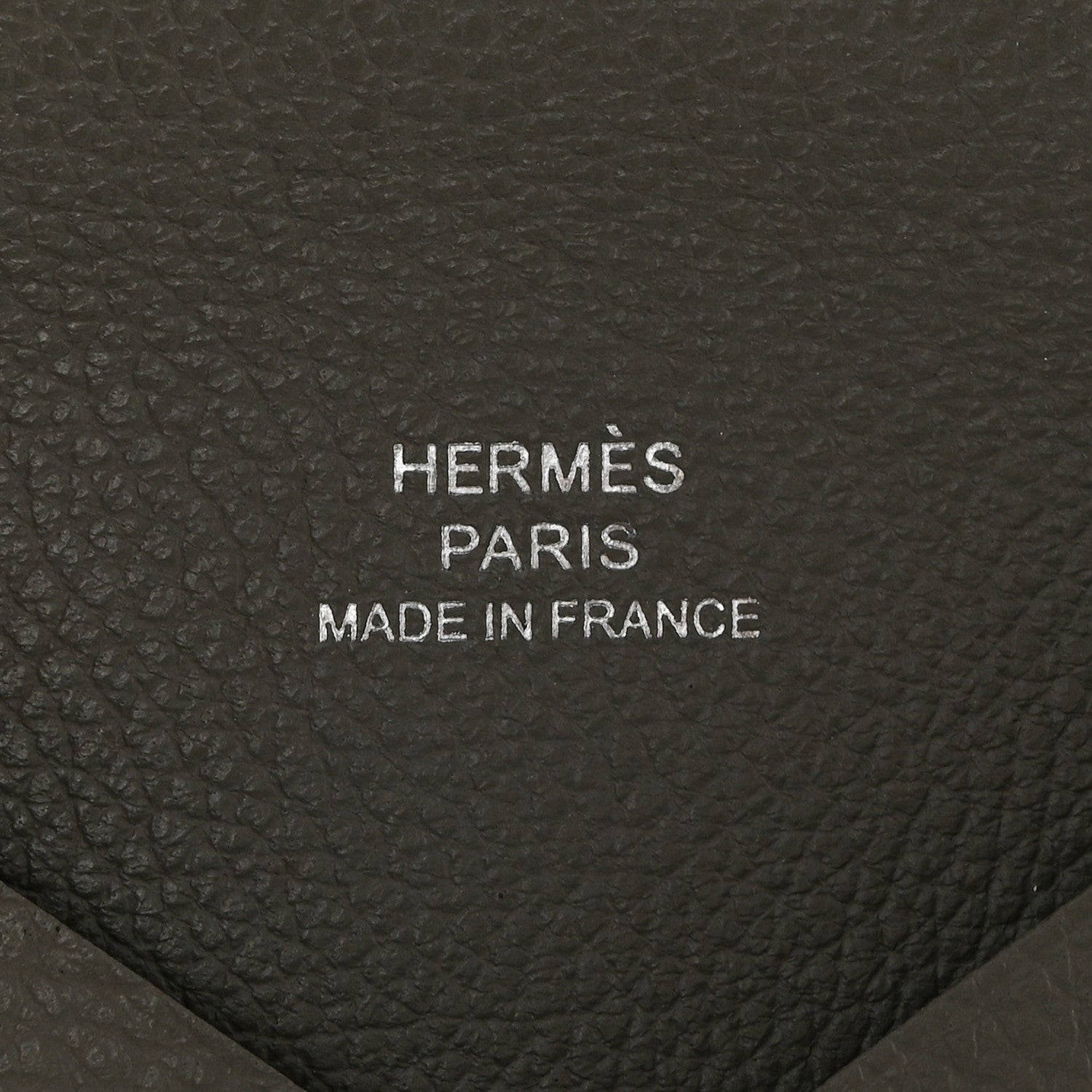 Hermes Evercolor Calvi Card Case Gris Meyer 6 of 8