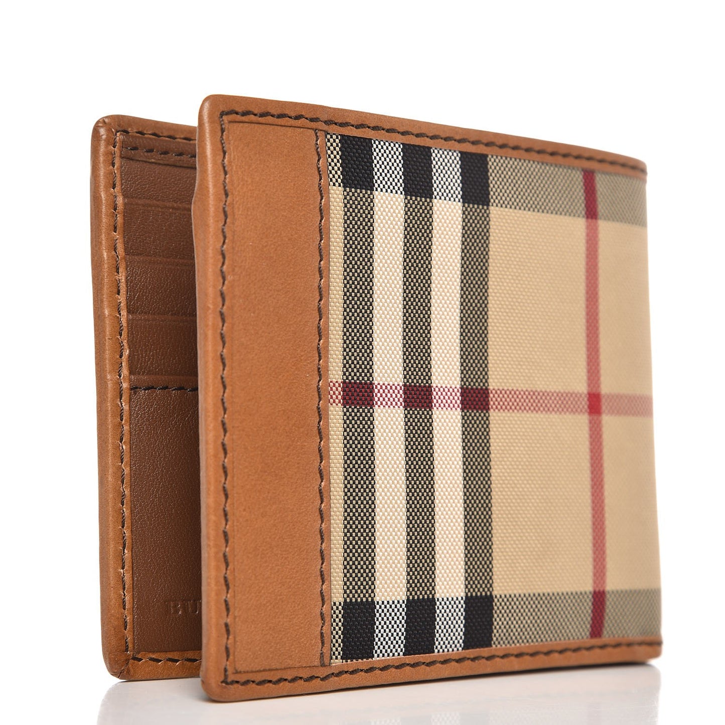 Horseferry Check BBi-Fold Wallet Tan