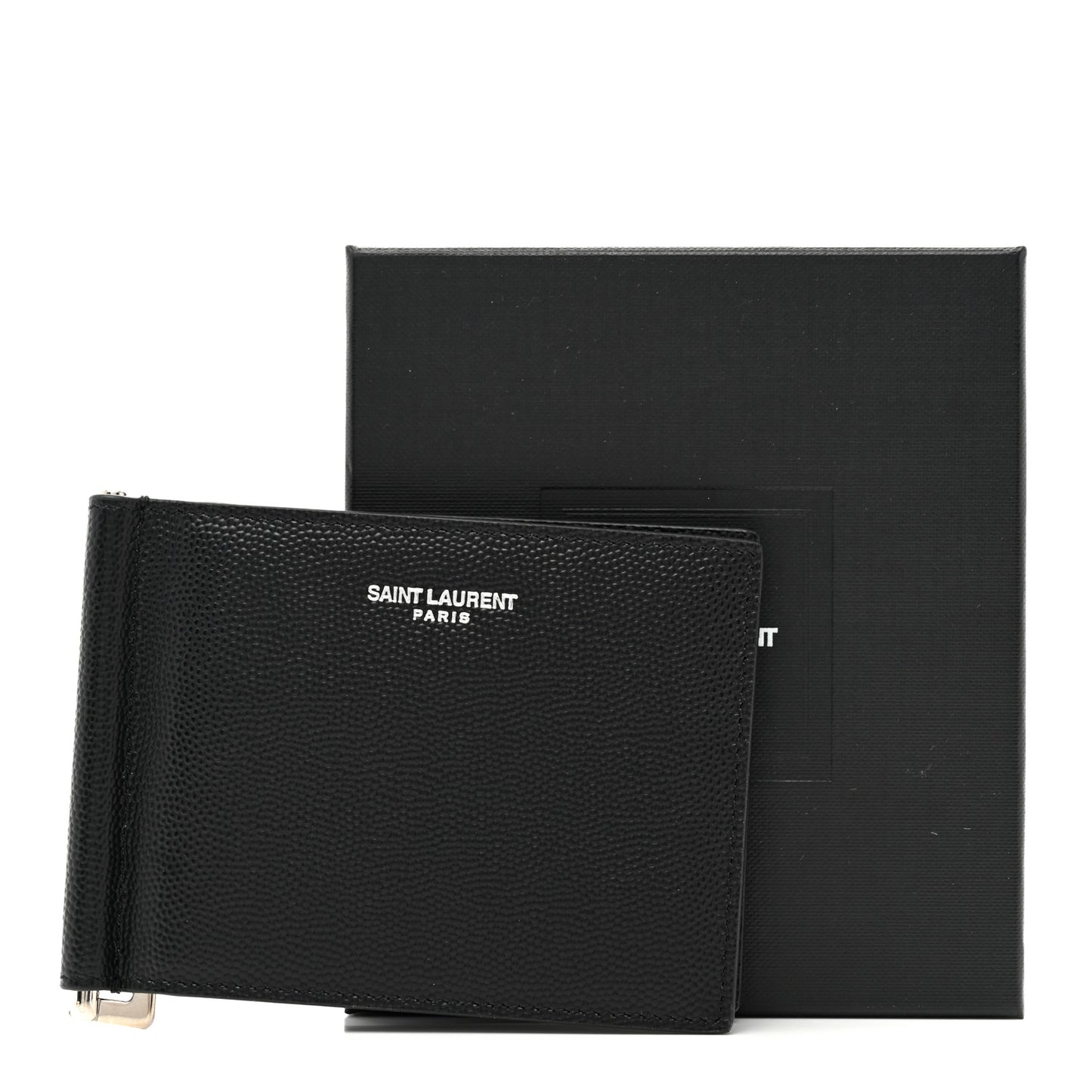 Grain De Poudre Bill Clip Card Case Black