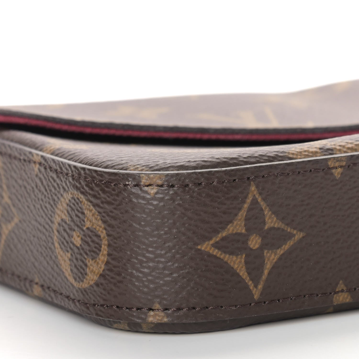 Louis Vuitton Monogram Pochette Felicie Chain Wallet Fuchsia 9 of 12