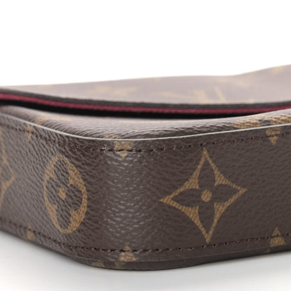 Louis Vuitton Monogram Pochette Felicie Chain Wallet Fuchsia 9 of 12