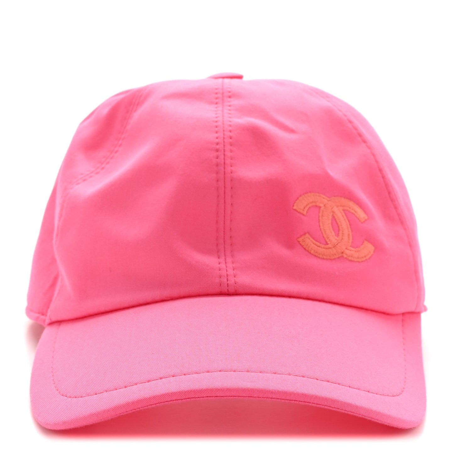 Cotton CC Cap Hat Fuchsia Orange