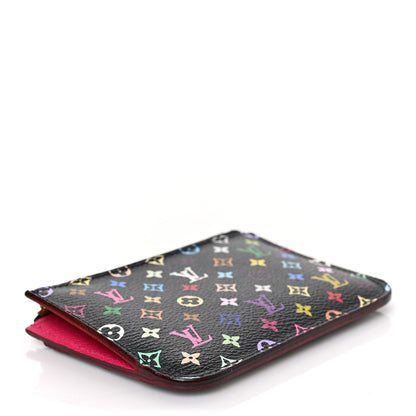 Louis Vuitton Monogram Multicolor Key Pouch Black Grenade 4 of 7