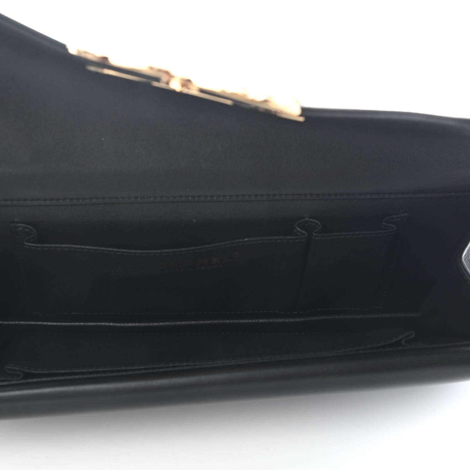 Chanel Lambskin Evening In Egypt Clutch Black 5 of 7