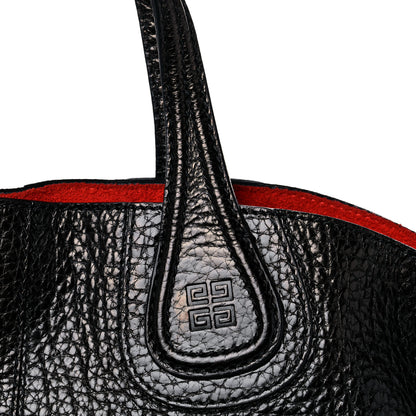 Givenchy Glazed Pebbled Calfskin Nightingale North South Tote Black 11 of 12