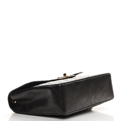 Chanel Lambskin Quilted Jumbo Single Flap Black 5 of 12