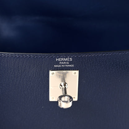 Hermes Chevre Mysore Kelly Elan Sellier Bleu Nuit 7 of 10