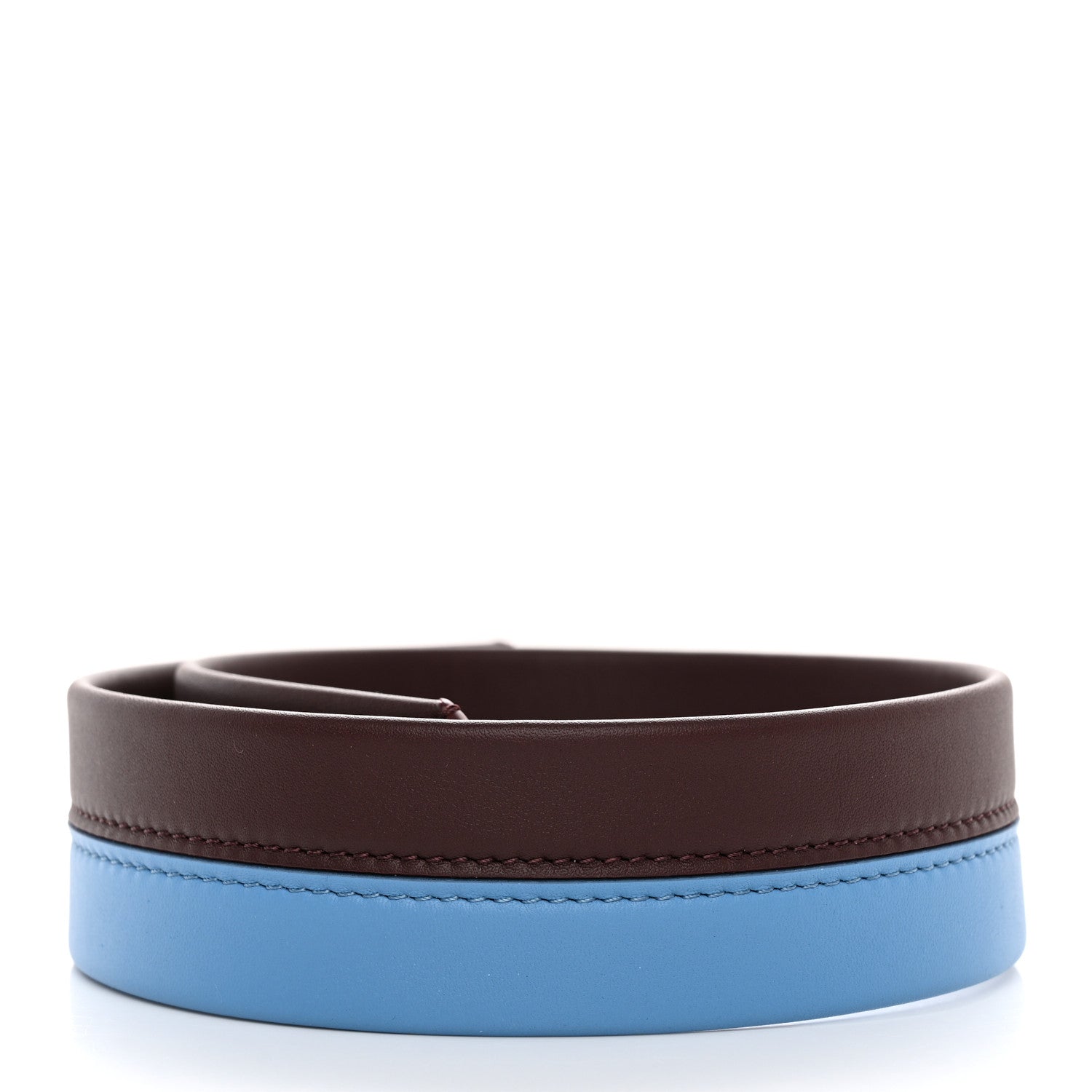 Louis Vuitton Calfskin Cluny MM Shoulder Strap Blue Glacial 2 of 3