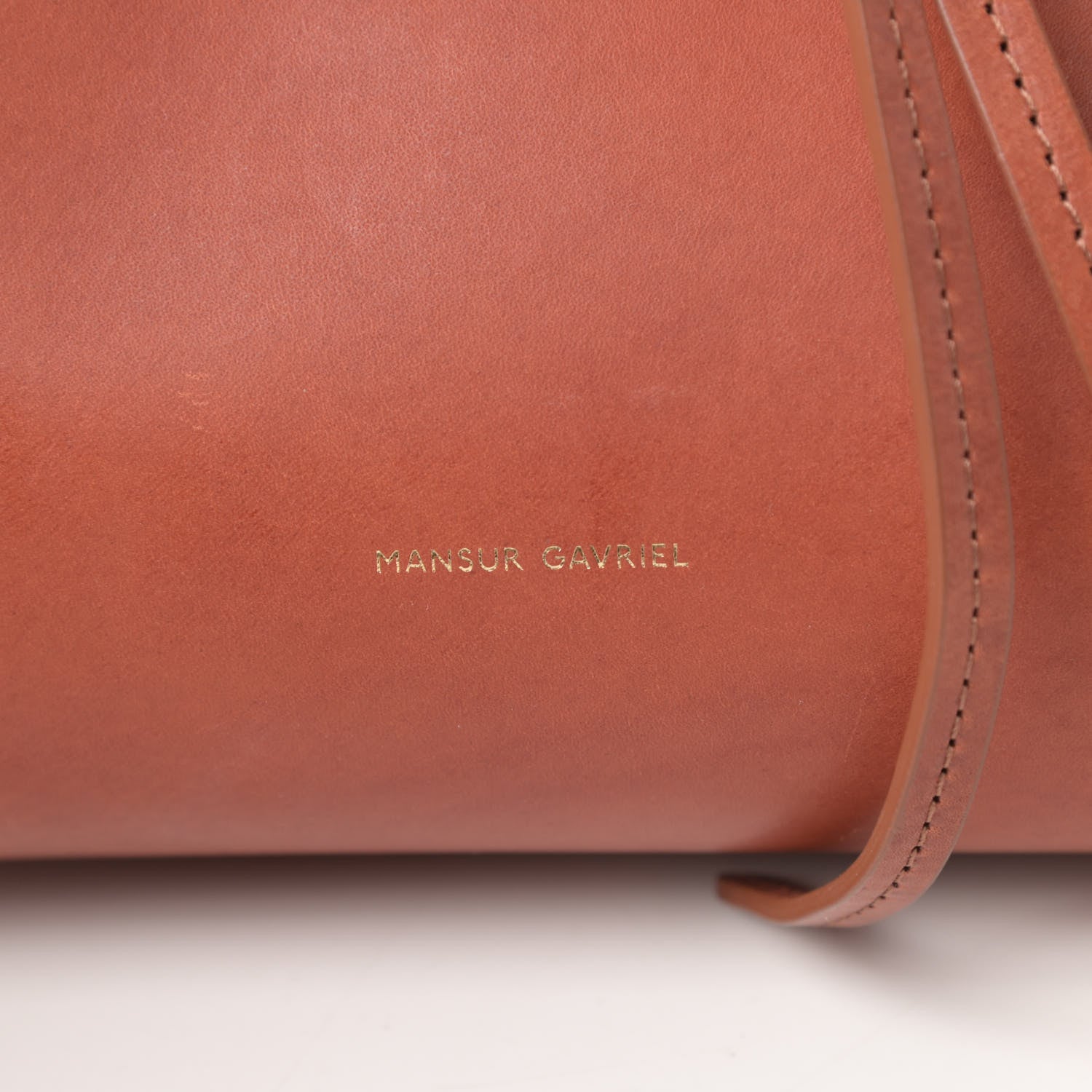 Mansur Gavriel Calfskin Lady Bag Brandy 6 of 17