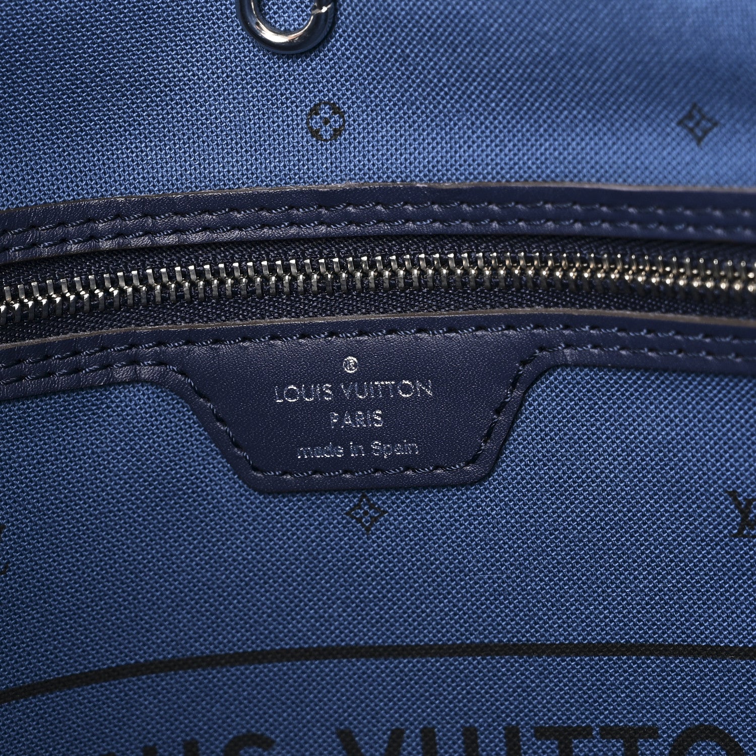 Louis Vuitton Monogram Escale Neverfull MM Blue 6 of 9