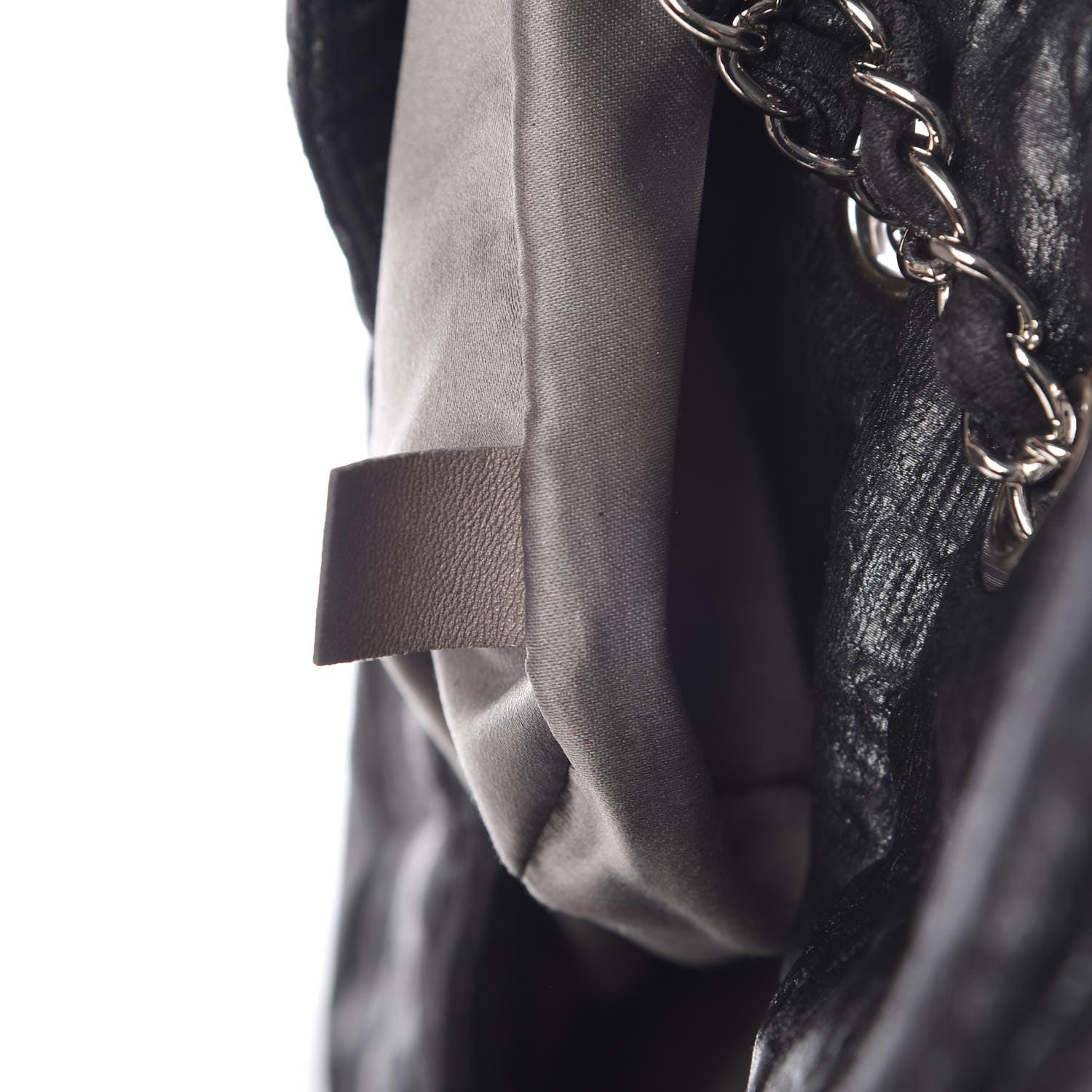 Chanel Coated Canvas Quilted Le Marais Flap Black 8 of 12