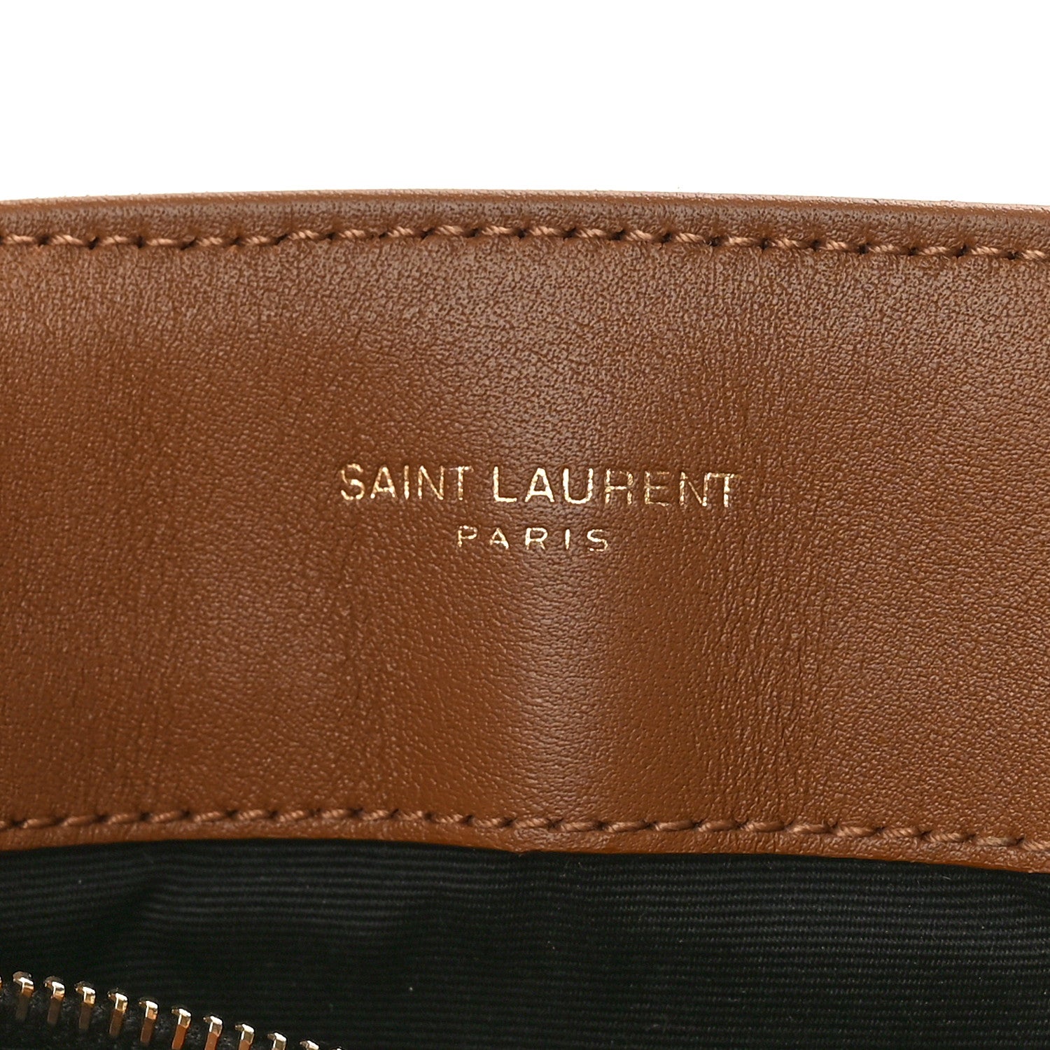 Saint Laurent Suede Y Quilted Monogram Medium Loulou Chain Satchel Cinnamon 7 of 10