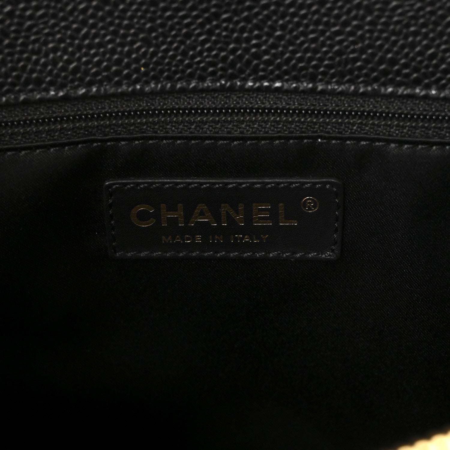Chanel Caviar Quilted Grand Shopping Tote GST Black 5 of 10