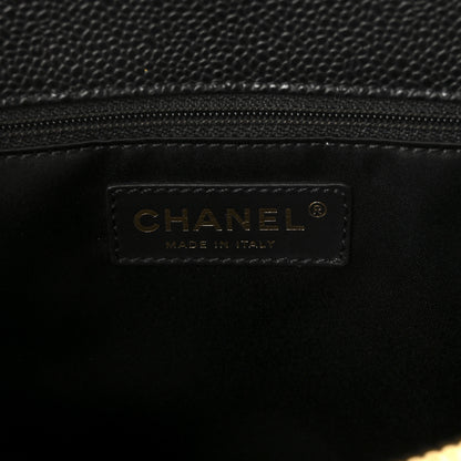 Chanel Caviar Quilted Grand Shopping Tote GST Black 5 of 10