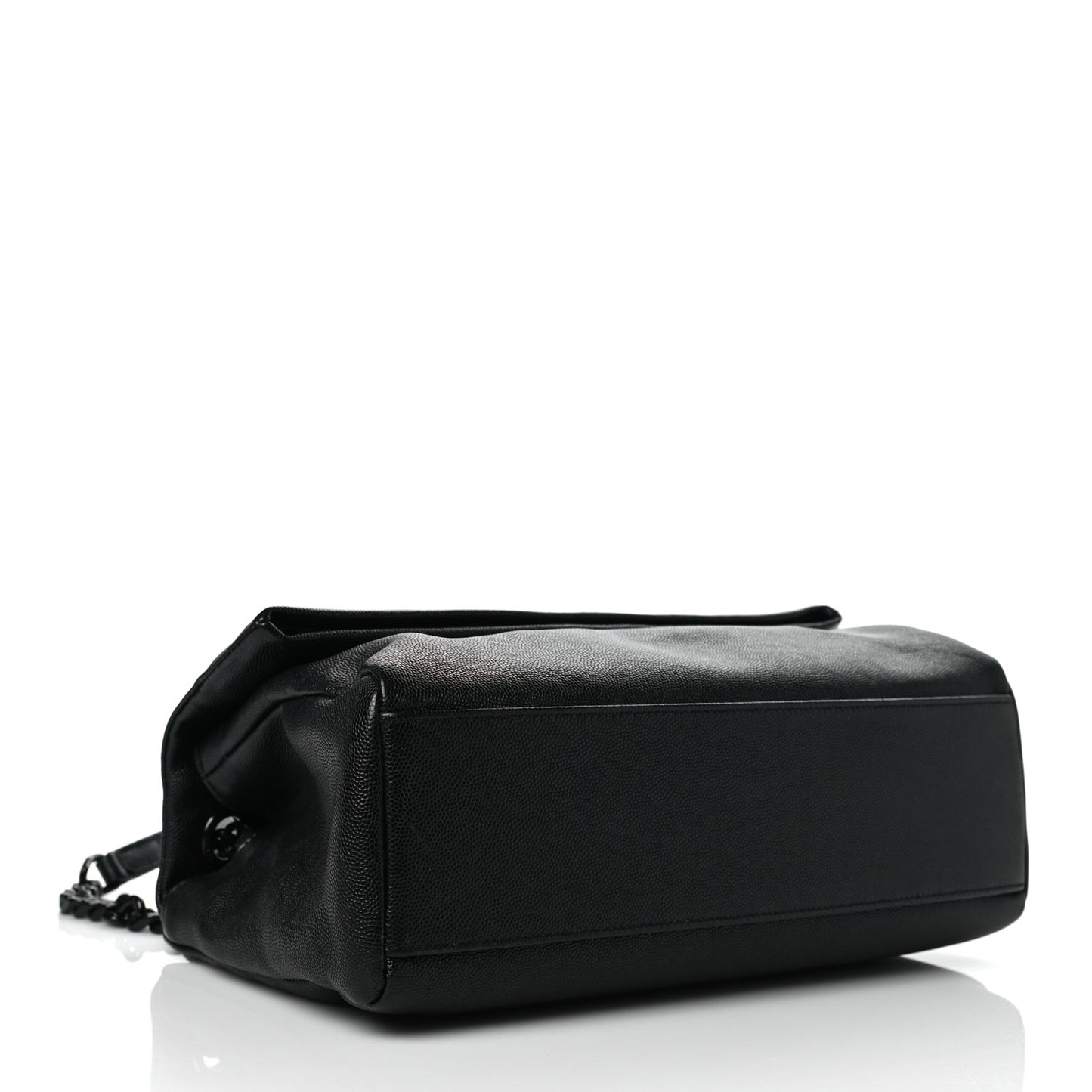 Grain De Poudre Monogram Monochrome Toy West Hollywood Fold-Over Bag Black